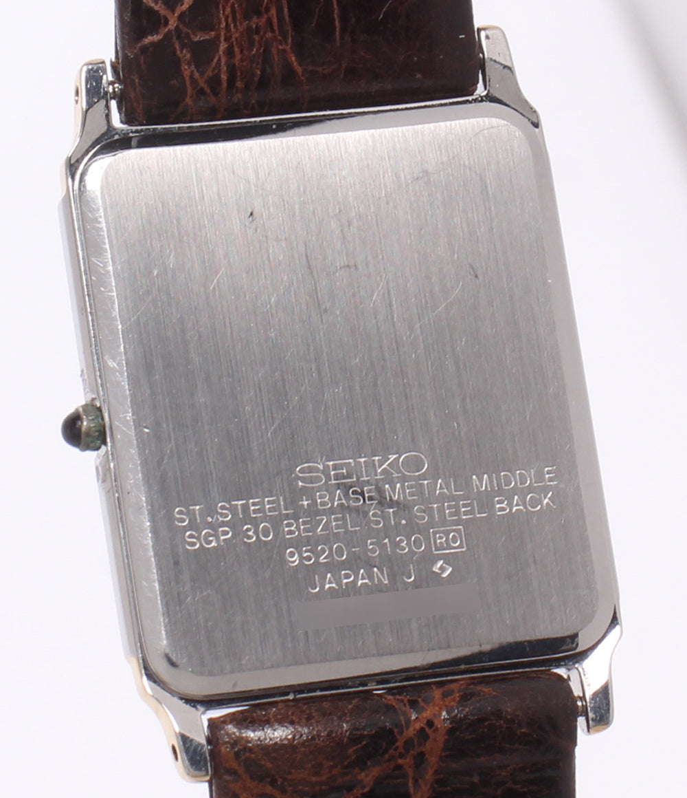 SEIKO 腕時計 クオーツ 9520-5130 メンズ セイコー
