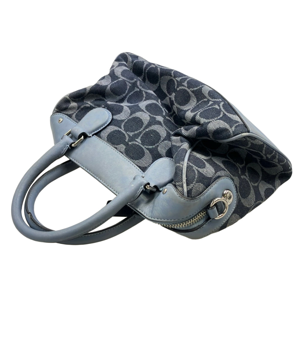 COACH 2WAY ハンドバッグ ショルダーバッグ 斜め掛け デニム シグネチャー F26164 レディース コーチ