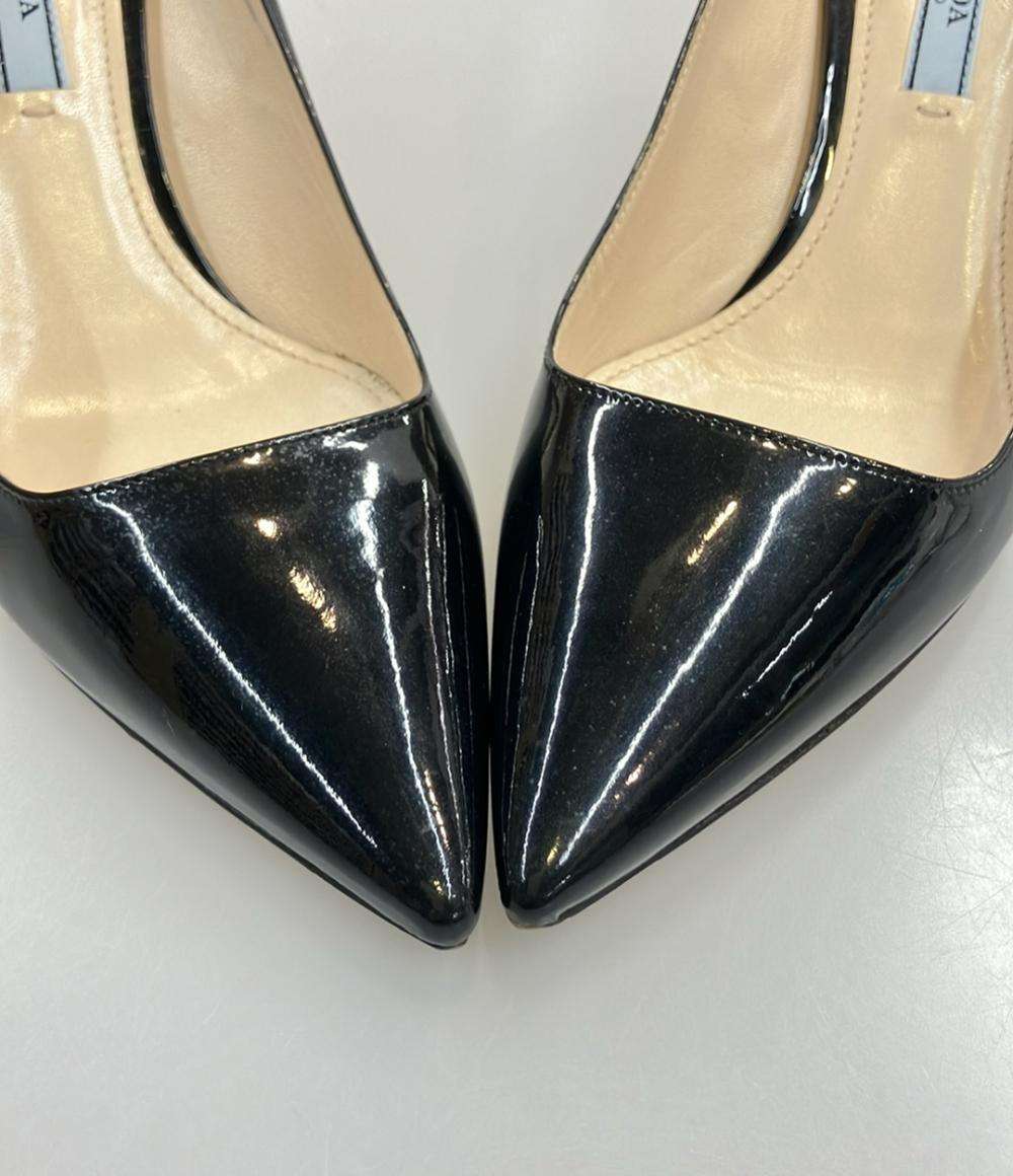 PRADA プラダ ポインテッドトゥ ミュール パンプス 本革 35 1/2 楽天市場】【最大2万円OFFクーポン対象・5/10限定】PRADA プラダ