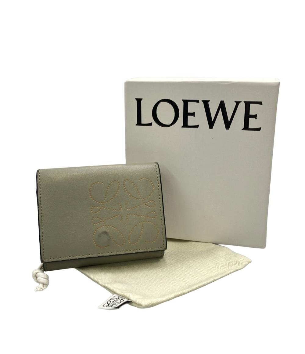 LOEWE 三つ折り財布 アナグラム トライフォールド ウォレット LOEWE 三つ折り財布 アナグラム トライフォールド ウォレット