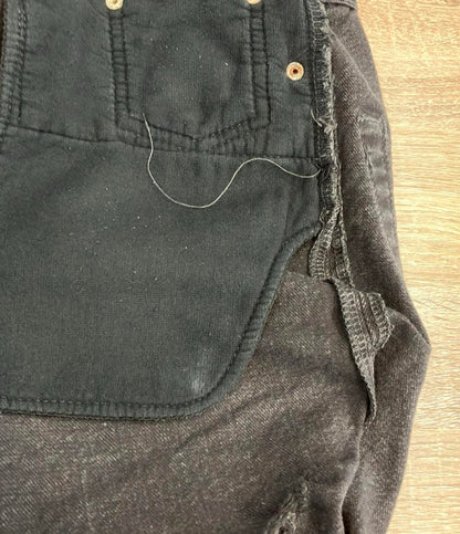 mastermind JAPAN ハーフパンツ デニム ダメージ 汚れ加工 MS-PA16-00-D メンズ SIZE S マスターマインドジャパン