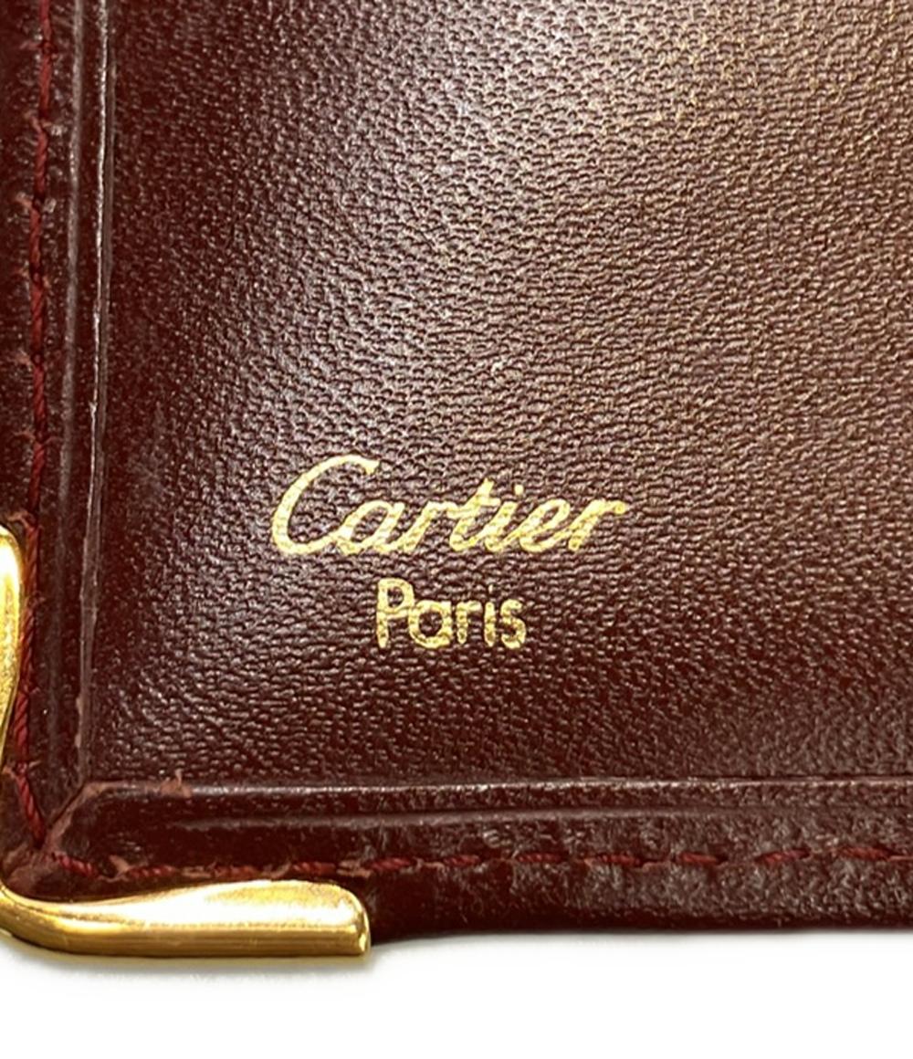 カルティエ 二つ折り長財布 レザー マストライン レディース Cartier