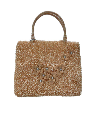 美品 ANTEPRIMA ハンドバッグ ワイヤーバッグ 花 フラワー レディース アンテプリマ