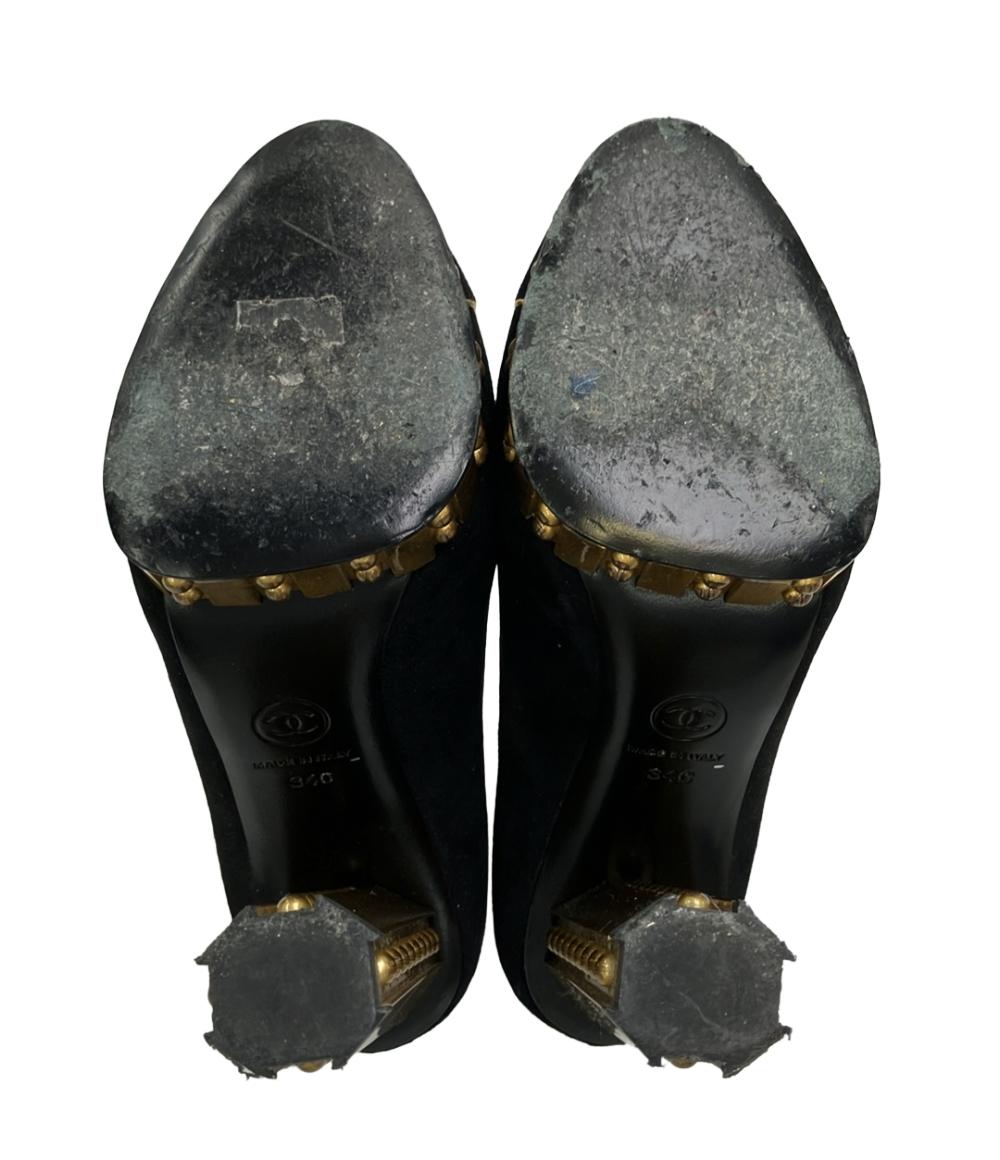 CHANEL パンプス ハイヒール ココマーク スエード G28782 レディース SIZE 34 (22cm) シャネル