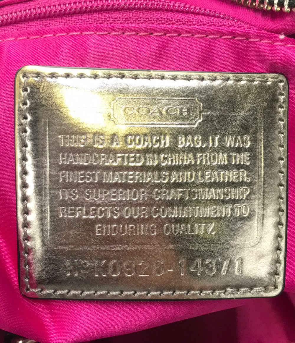 COACH 2WAY ハンドバッグ ショルダーバッグ 肩掛け ポピー 14371 レディース コーチ