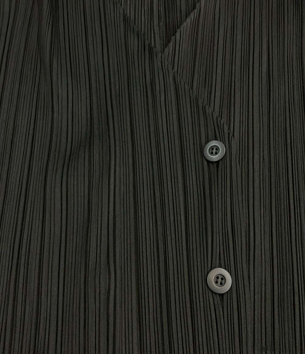 PLEATS PLEASE 長袖 カーディガン レディース SIZE 4 プリーツプリーズ