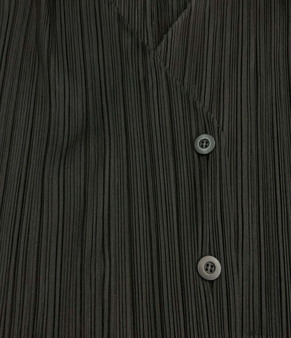 PLEATS PLEASE 長袖 カーディガン レディース SIZE 4 プリーツプリーズ
