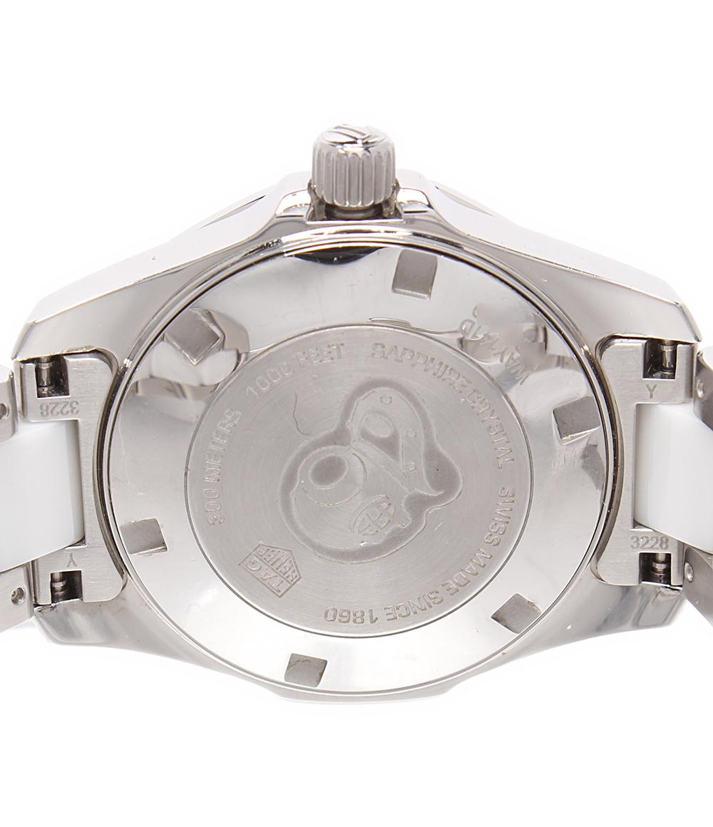 TAG HEUER 腕時計 アクアレーサー レディ スティール＆セラミック クオーツ ホワイト WAY141D.BA0919 レディース タグホイヤー