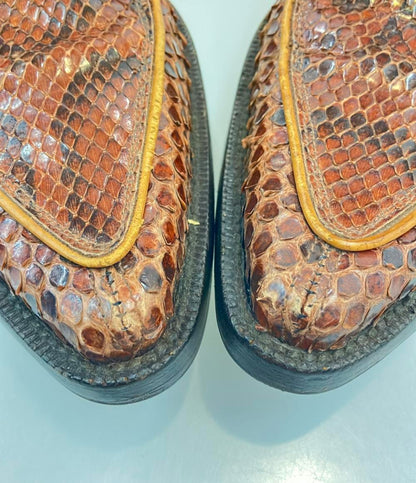 DOLCE&GABBANA ウエスタンブーツ パイソンレザー メンズ SIZE 7 25.0 ドルチェアンドガッバーナ