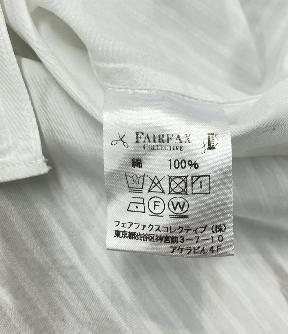 美品 フェアファクス ストライプ柄長袖シャツ フォーマル メンズ FAIRFAX