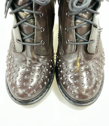 Dr.Martens 8ホールヒールブーツ スタッズ レディース ドクターマーチン