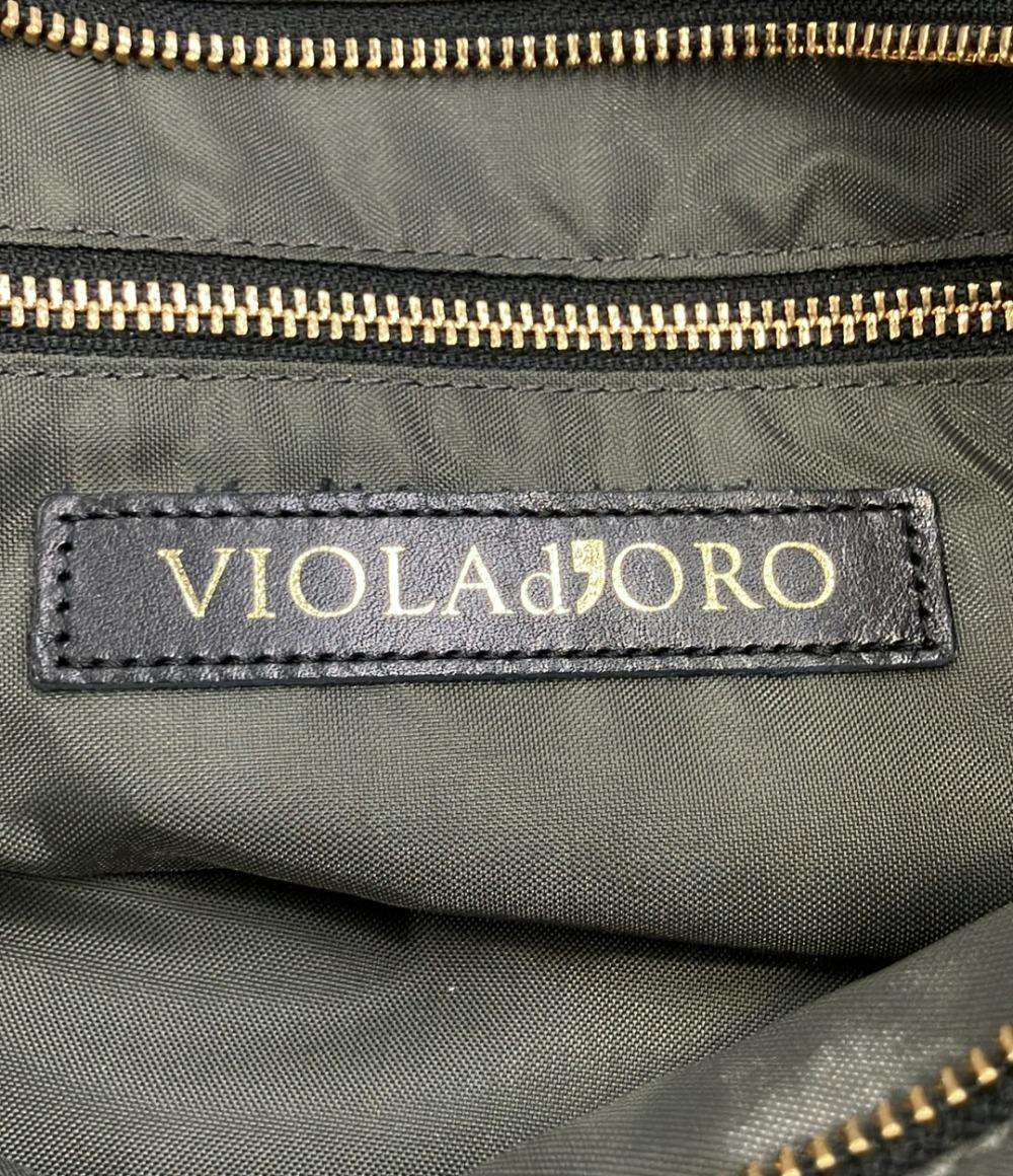 VIOLAd'ORO ハンドバッグ 迷彩柄 カモフラ柄 レディース ヴィオラドーロ