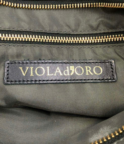 VIOLAd'ORO ハンドバッグ 迷彩柄 カモフラ柄 レディース ヴィオラドーロ