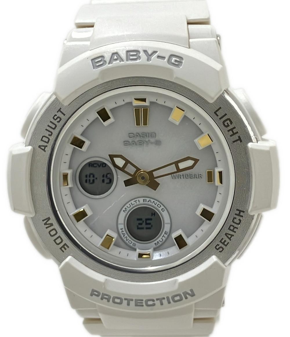 カシオ 腕時計 プレシャスハートセレクション BABY-G ソーラー ホワイト BGA-2100GA レディース CASIO