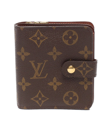 LOUIS VUITTON 二つ折り財布 コンパクトジップ モノグラム M61667 レディース メンズ ルイ・ヴィトン
