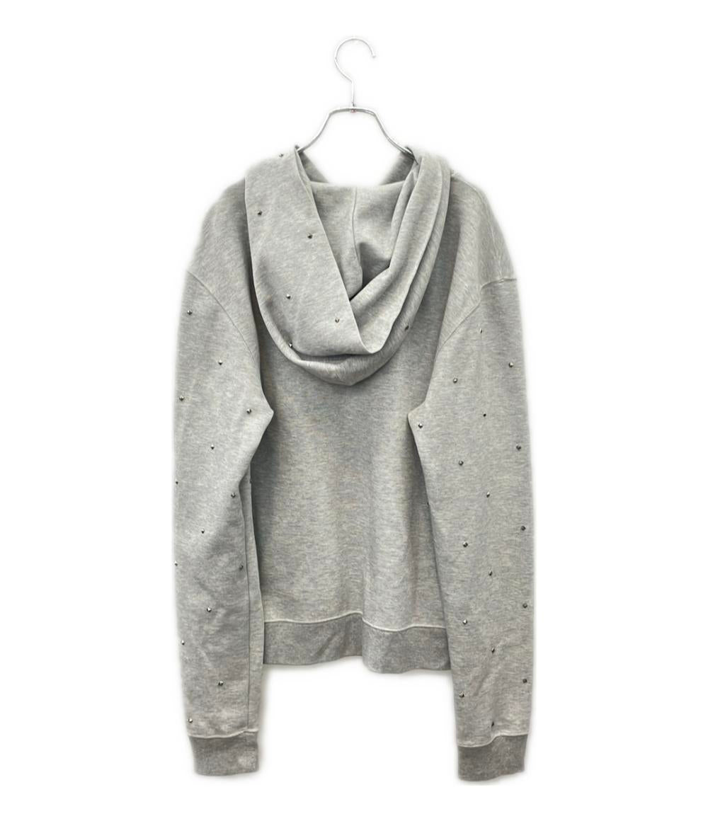 美品 VALENTINO プルオーバーパーカー スタッズ 1V3MF22U8PY レディース SIZE XXL ヴァレンティノ