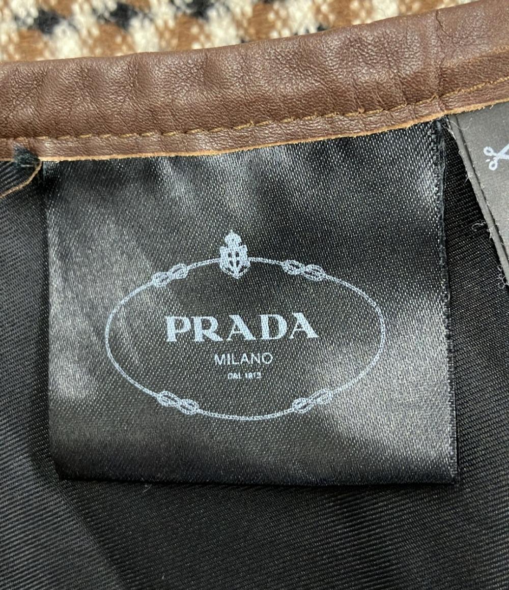 美品　PRADA プラダ　総柄　刺繍　スカート 美品 PRADA プラダ 総柄 刺繍 スカート