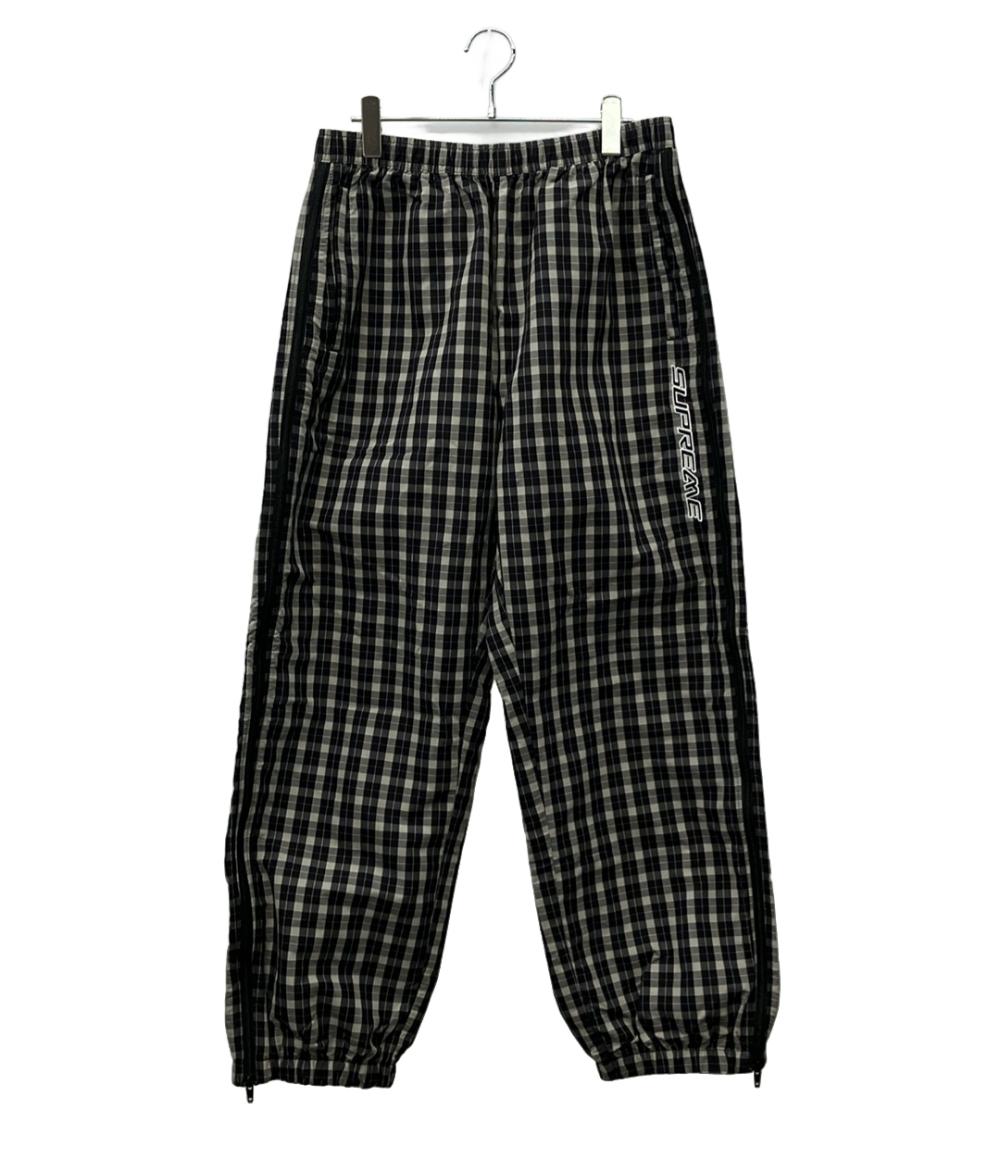 Supreme イージーパンツ ロング 25AW Plaid Warm Up Pant ストリート チェック柄 メンズ SIZE M シュプリーム