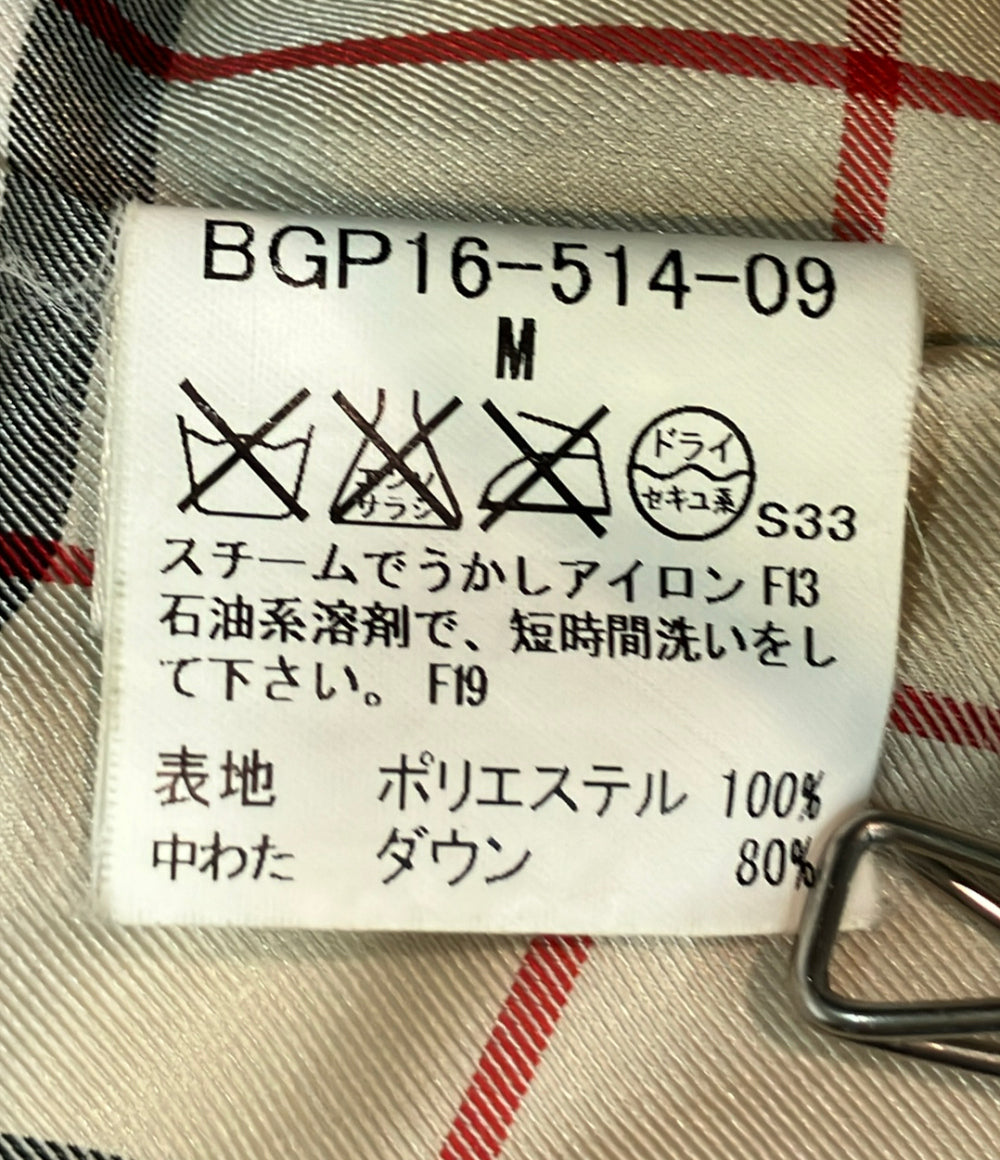 BURBERRY ダウンジャケット フード付き ジップ スナップボタン レディース SIZE M バーバリー