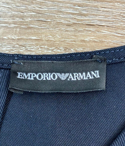Emporio Armani 7分袖ワンピース 無地 SIZE 42 (L) エンポリオ・アルマーニ