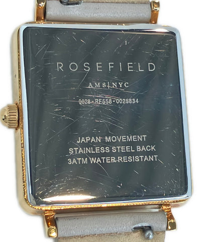 ROSEFIELD 腕時計 クオーツ ホワイト レディース ローズフィールド