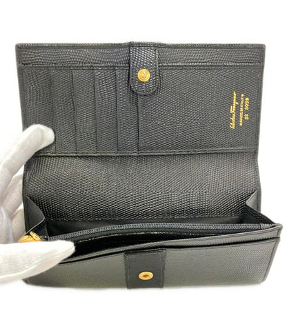 美品 サルバトーレフェラガモ 長財布 ヴァラ レディース Salvatore  