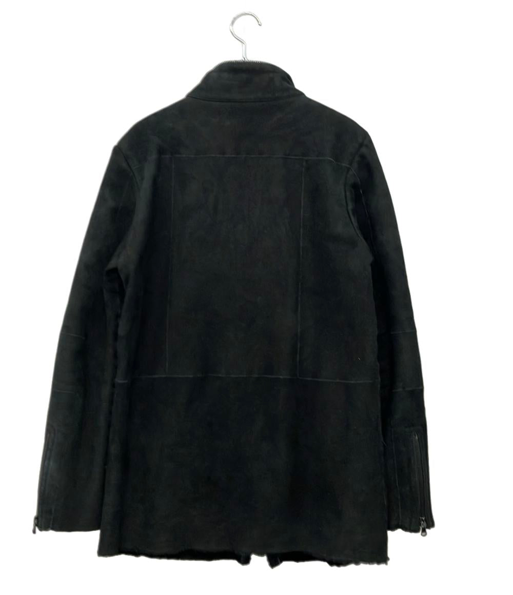 DROMe ムートンジャケット 羊革 ダブルジップ dpu7271 メンズ SIZE S ドローム