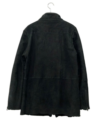 DROMe ムートンジャケット 羊革 ダブルジップ dpu7271 メンズ SIZE S ドローム
