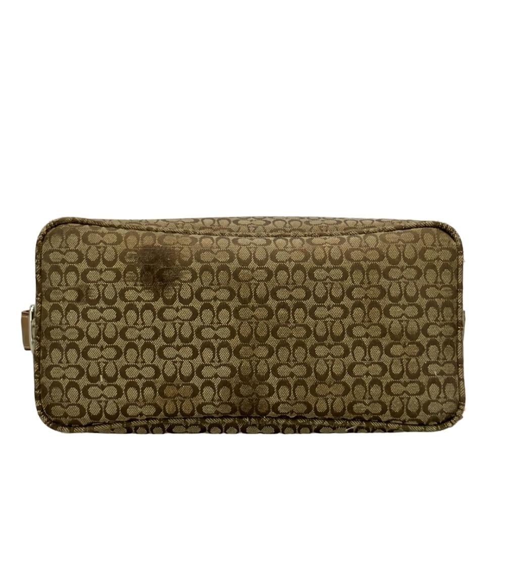 美品 コーチ ショルダーバッグ 肩掛け ハンドバッグ ミニシグネチャー 6351 レディース COACH COACH - コーチ ハンドバッグ ショルダーバッグ 肩掛け ミニ