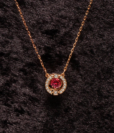 美品 SWAROVSKI ネックレス Sparkling Dance Round 5279421 レディース スワロフスキー