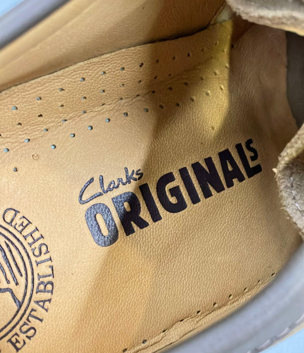 美品 Clarks ローカットシューズ ナタリー スエード メンズ SIZE UK 7 G クラークス
