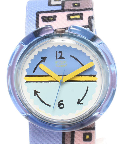 美品 Swatch 腕時計 POP ポップ クオーツ レディース メンズ スウォッチ