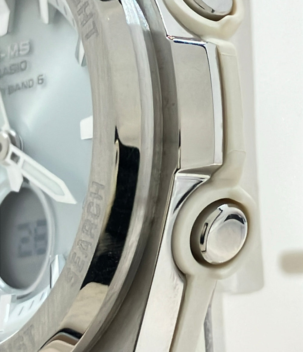 CASIO 腕時計 G-ms Baby-G ソーラー シルバー MSG-W200 レディース カシオ