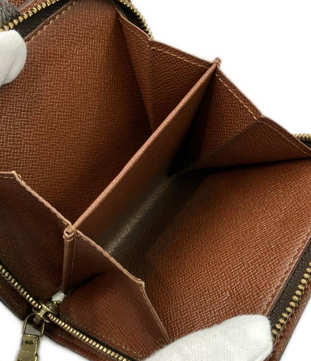 Louis Vuitton 二つ折り財布 モノグラム コンパクトジップ M61667 レディース メンズ ルイヴィトン
