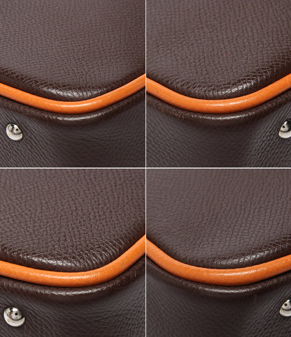 HERMES ハンドバッグ シルバー金具 □I刻印 ヴォーエプソン ミニプリュム レディース エルメス