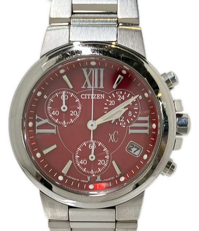 CITIZEN 腕時計 ソーラー レッド H504-T012493 レディース シチズン
