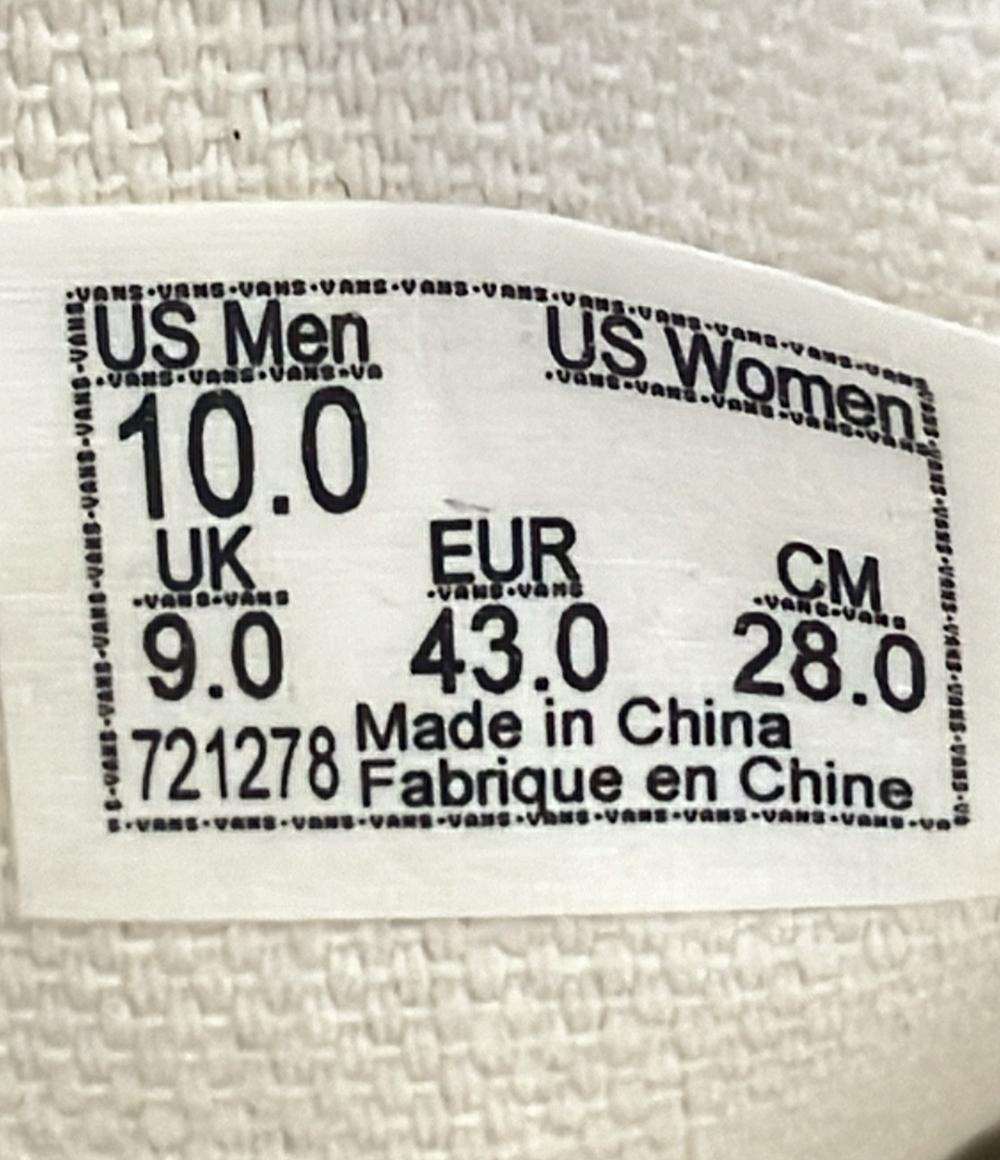 美品 VANS ローカットスニーカー スタイル 36 ブラック チェッカーボード メンズ SIZE 28.0 バンズ
