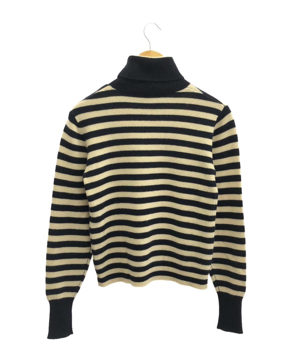 美品 クロエ ボーダータートルネックセーター レディース SIZE XS (XS) Chloe