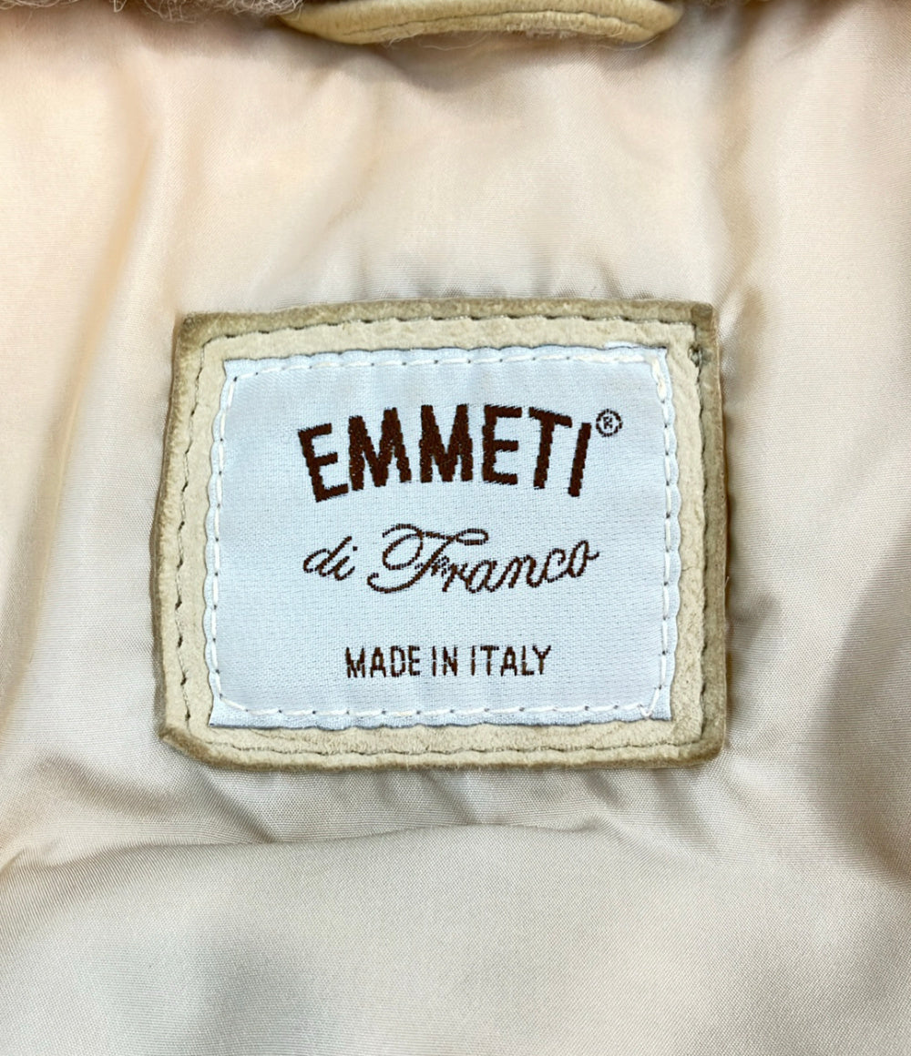 EMMETI ムートンダウンジャケット レディース SIZE 38 (M) エンメティ