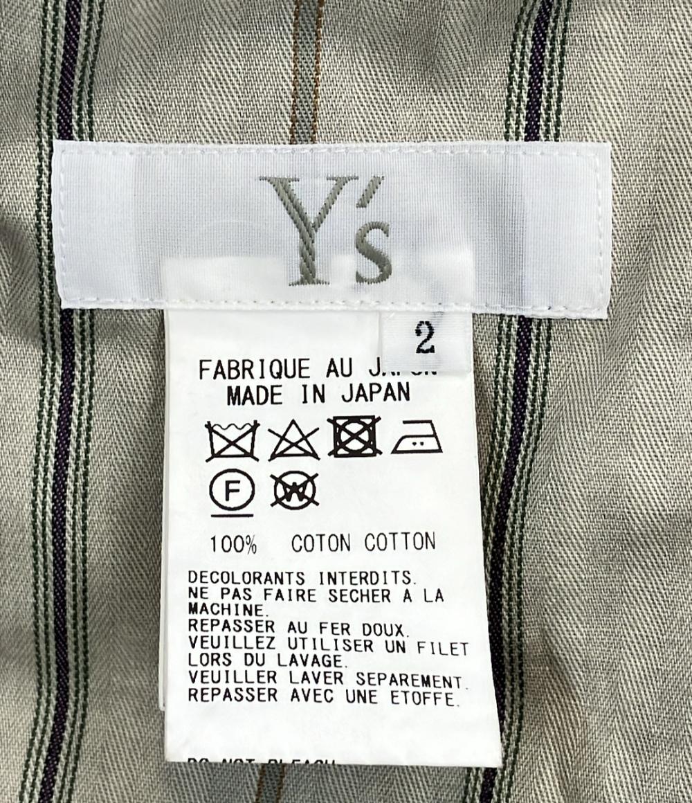 美品 ワイズ ワークパンツ ストライプ柄 レディース SIZE 2 (M) Y's