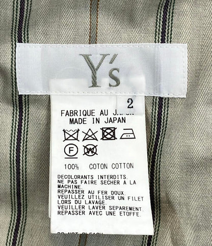 美品 ワイズ ワークパンツ ストライプ柄 レディース SIZE 2 (M) Y's