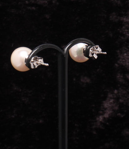 美品 ピアス WGK14 パール 9.2mm レディース