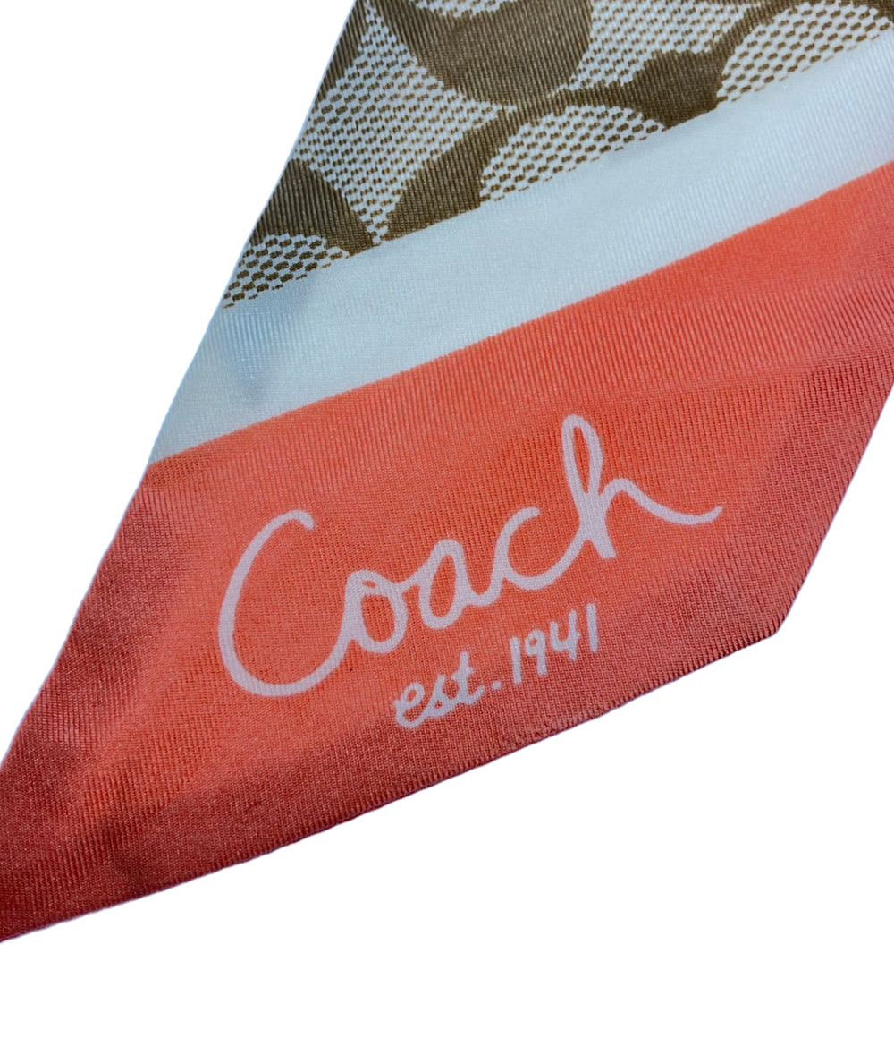 COACH スカーフ シルク100% レディース コーチ