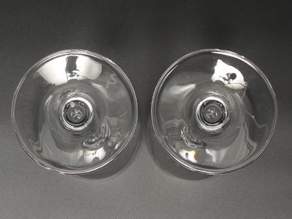 美品 TIFFANY&Co. ワイングラス 2点セット ペア カデンツ ティファニー