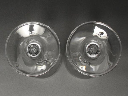 美品 TIFFANY&Co. ワイングラス 2点セット ペア カデンツ ティファニー