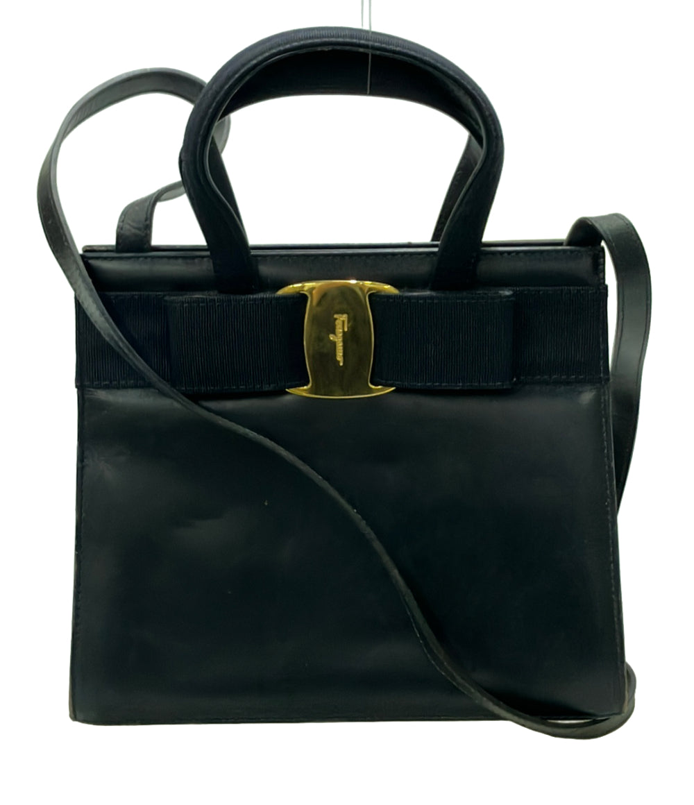 Salvatore Ferragamo 2wayハンドバッグ ショルダーバッグ ヴァラ レディース サルヴァトーレフェラガモ