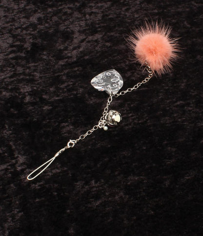 美品 MIKIMOTO INTERNATIONAL ストラップ チャーム パール ミンク レディース ミキモトインターナショナル