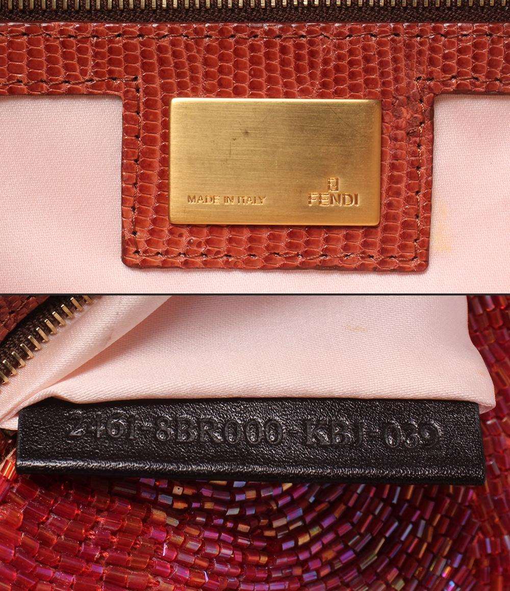 FENDI ハンドバッグ ショルダーバッグ 肩掛け ビーズ マンマバゲット レディース フェンディ