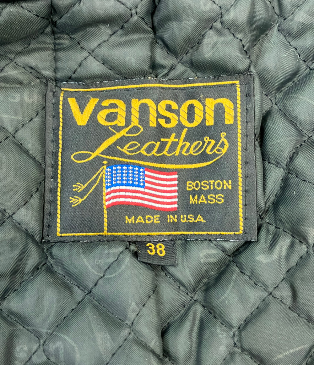 VANSON ダブルライダースジャケット E Highwayman メンズ SIZE 38 (S) バンソン