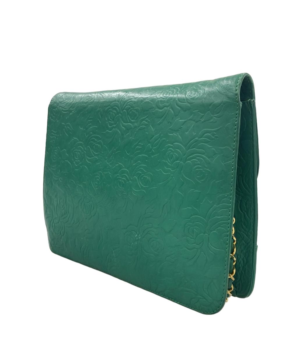 Valentino Garavani チェーン ショルダーバッグ 斜め掛け ローズエンボス レディース ヴァレンティノ・ガラヴァーニ